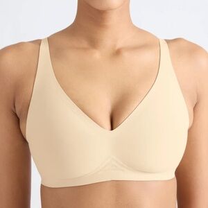 Knix Revolution V Neck Bra Size L+ Beige